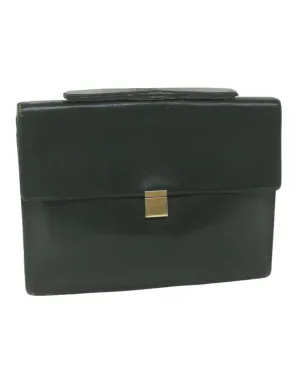 Executive Portfolio Green Taiga Leather