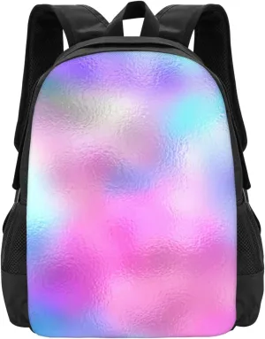 Eyelashes Makeup Pink -1 Lightweight Packable Backpack Travel Casual Large Capacity Daypack Foldable Backpack For Men Women