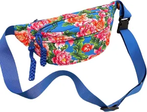 eYLun Women Fanny Pack Crossbody Bag Adjustable Casual Waist Bag FashionChest Bag Waist Pack for Travel Walking Running Hiking Blue