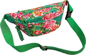 eYLun Women Fanny Pack Crossbody Bag Adjustable Casual Waist Bag FashionChest Bag Waist Pack for Travel Walking Running Hiking Green