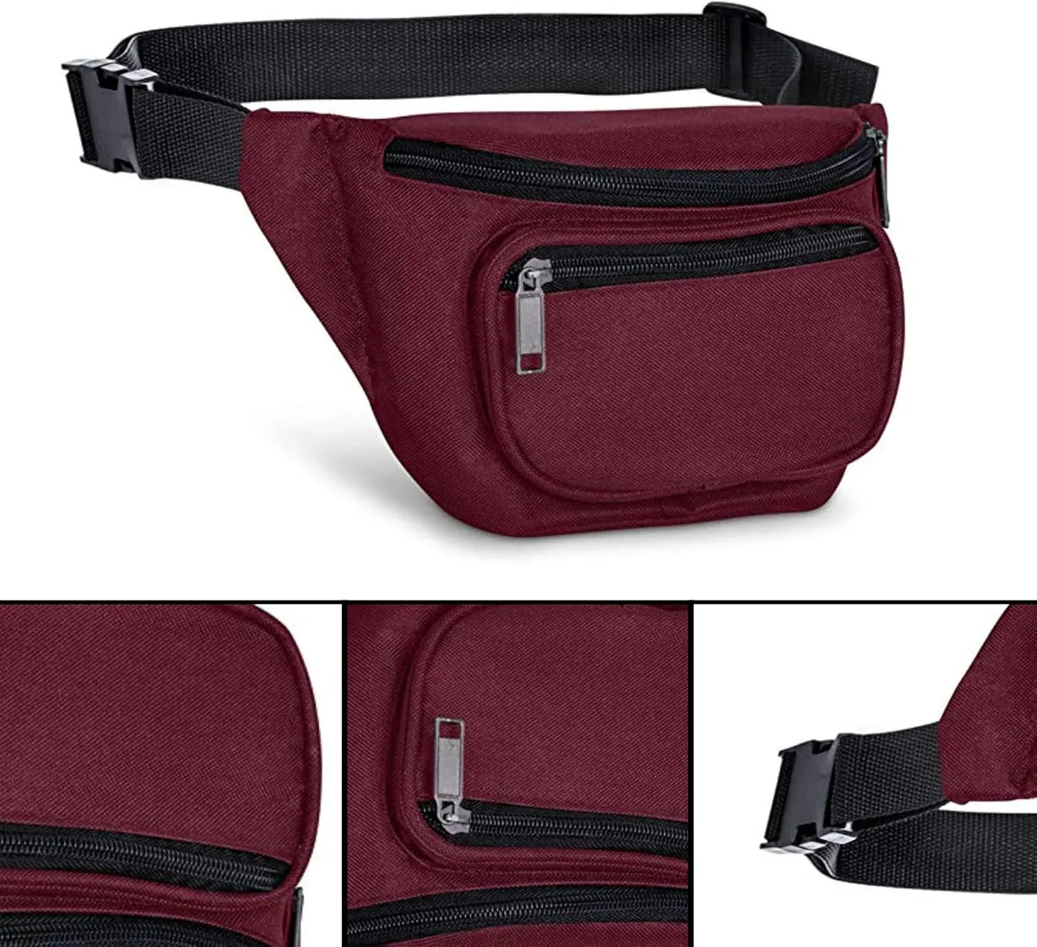 Fanny Pack, BuyAgain Quick Release Buckle Travel Sport Waist Fanny Pack Bag For Men Or Women