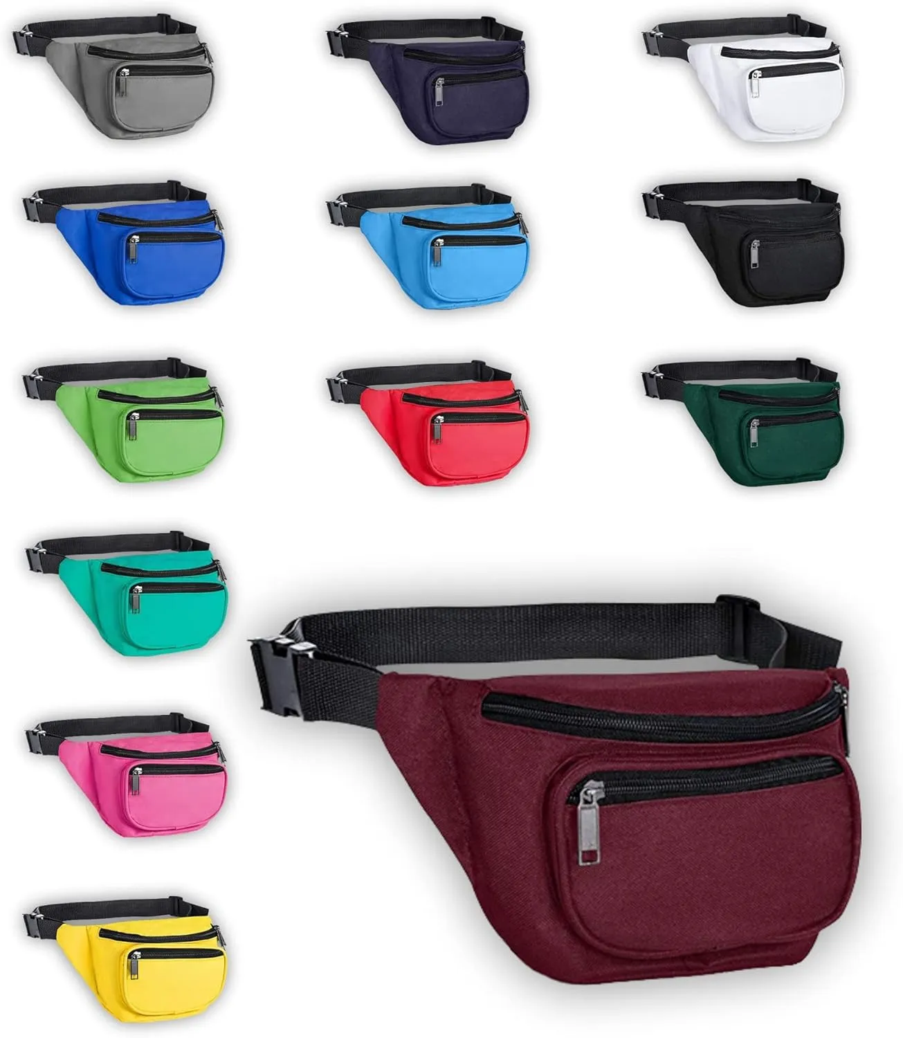 Fanny Pack, BuyAgain Quick Release Buckle Travel Sport Waist Fanny Pack Bag For Men Or Women