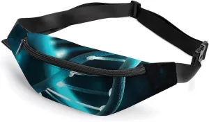 Fanny Packs Crossbody Bags Everywhere Bag Science Gene Strand Printed Small Sling Bag for Travel Hiking Running