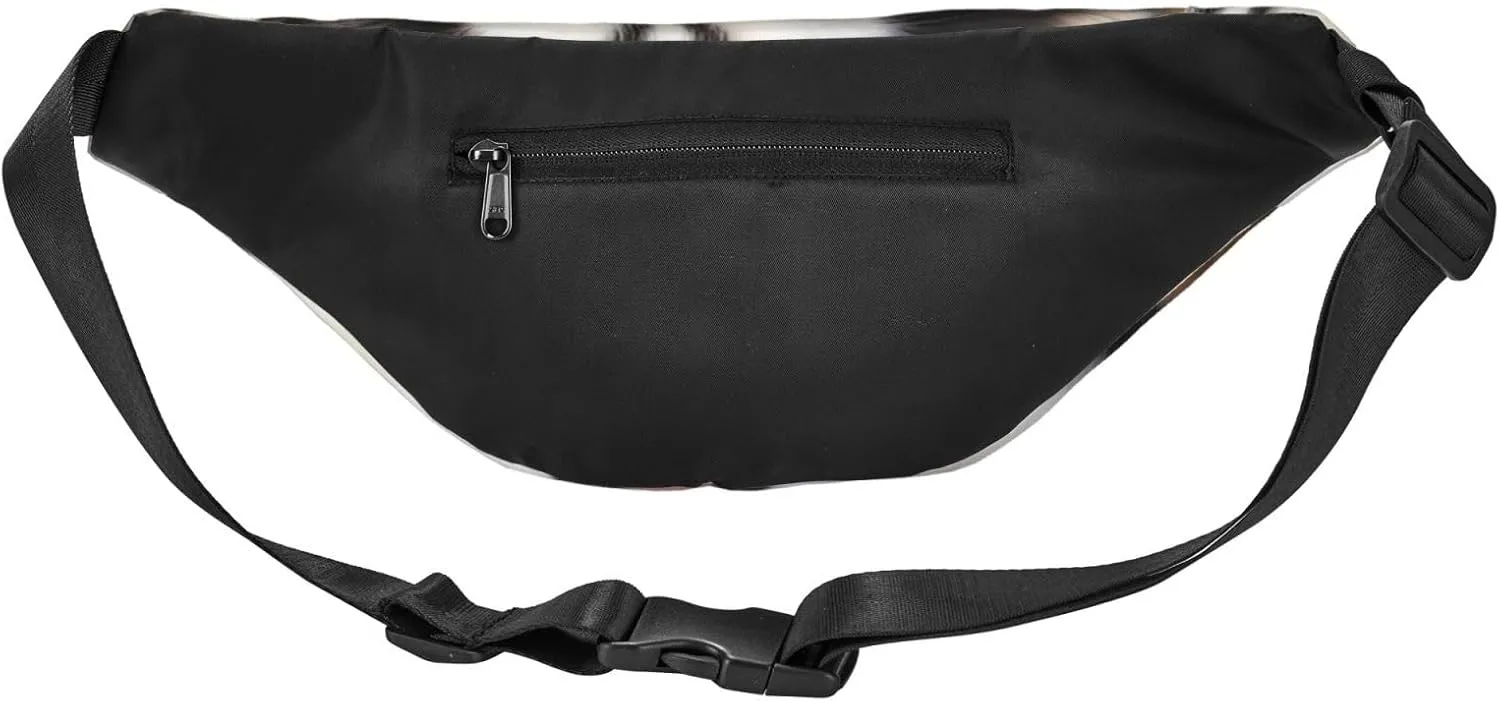 Fanny Packs For Women Men Waist Bag Waterproof Sport Belt Bag Stupid Husky Dog Fashion Waist Pack Adjustable Crossbody Bags Zipper Bum Bag For Running Hiking Travel