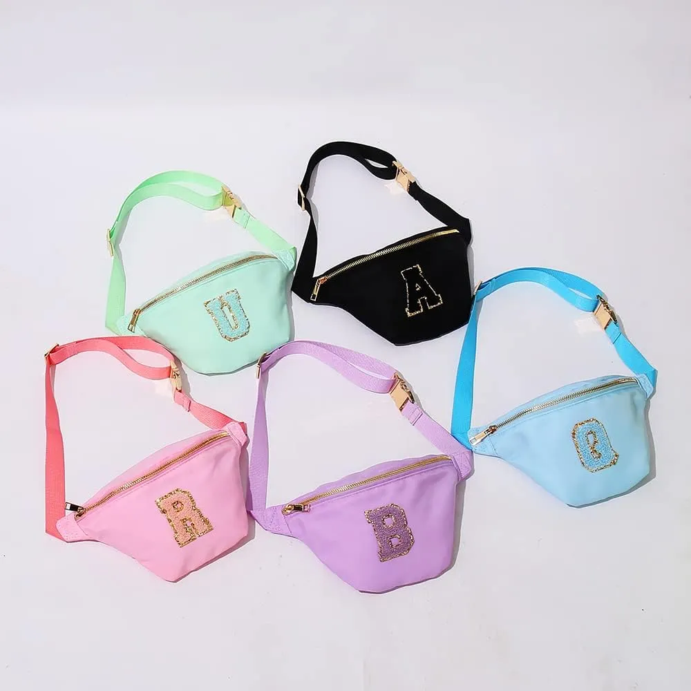 Fanny Waist Pack for Women Nylon Crossbody Bag for Men Travel Belt Bum Bag (Mint Green)