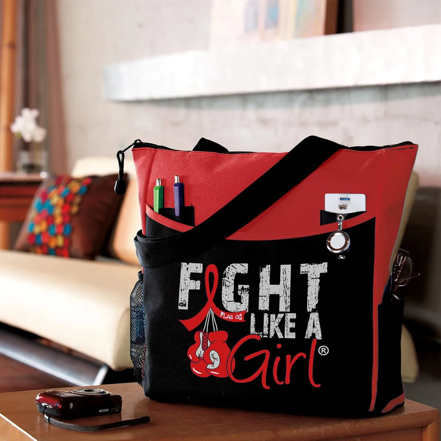 Fight Like a Girl Knockout Dakota 5-Pocket Tote Bag