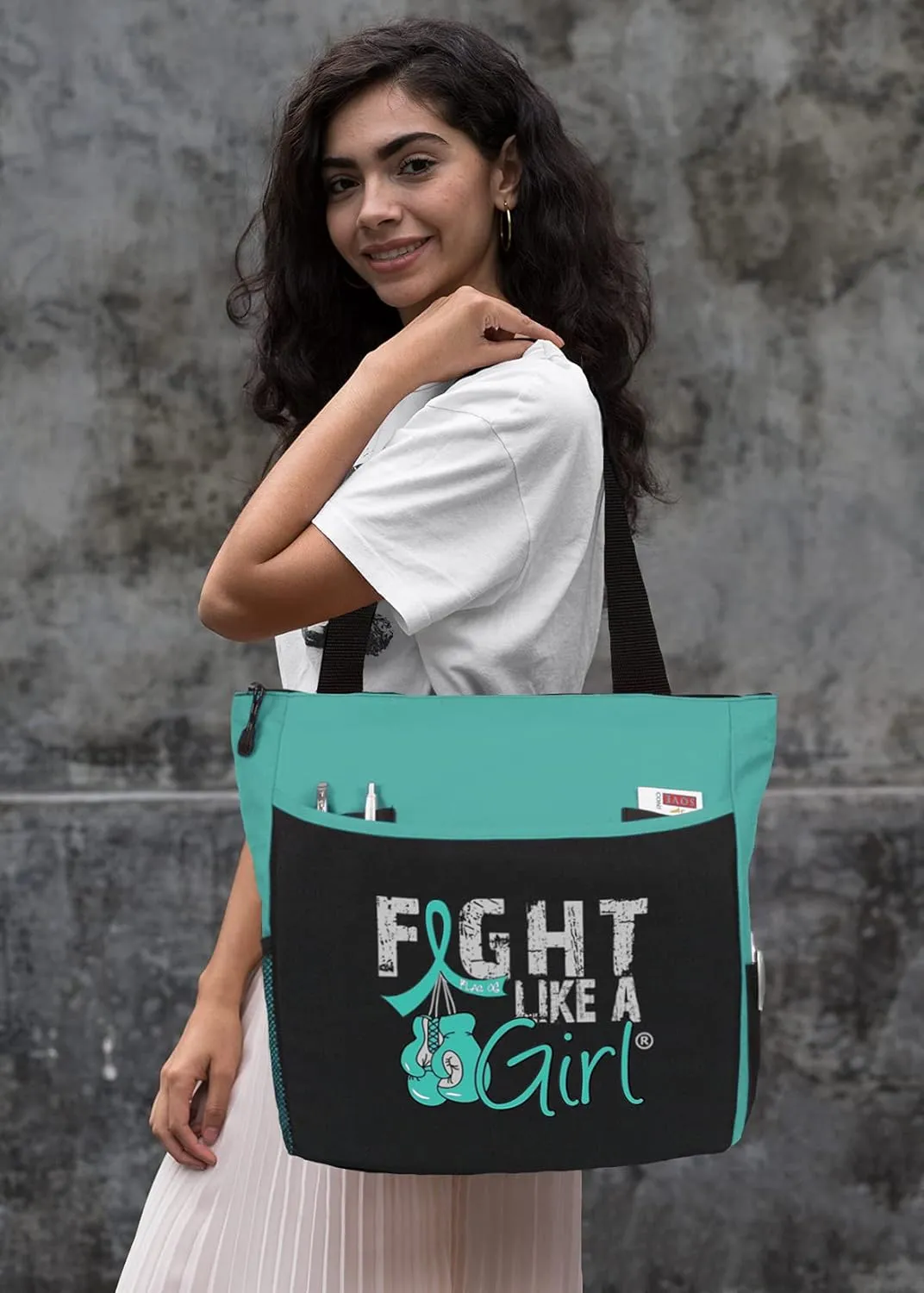 Fight Like a Girl Knockout Dakota 5-Pocket Tote Bag
