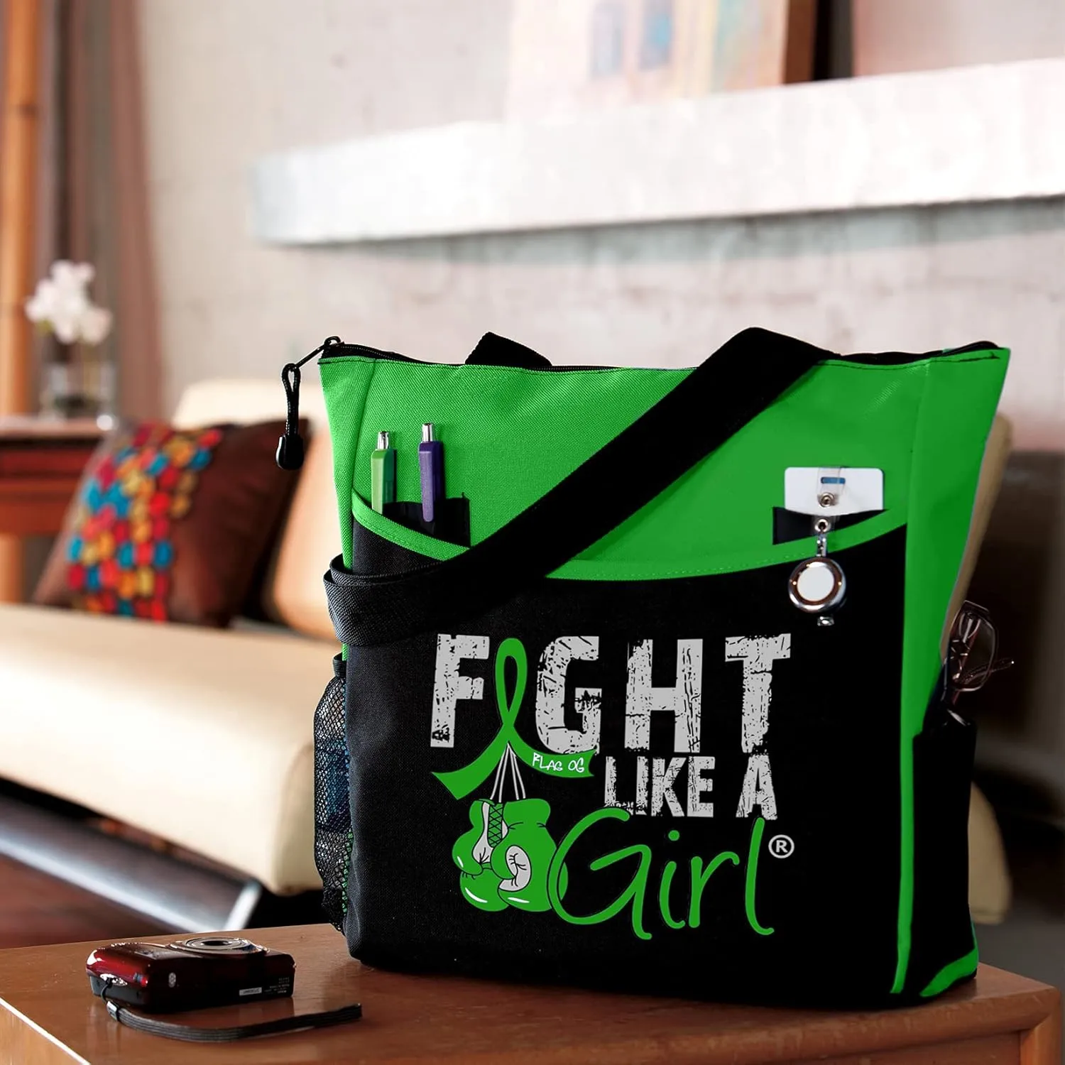 Fight Like a Girl Knockout Dakota 5-Pocket Tote Bag