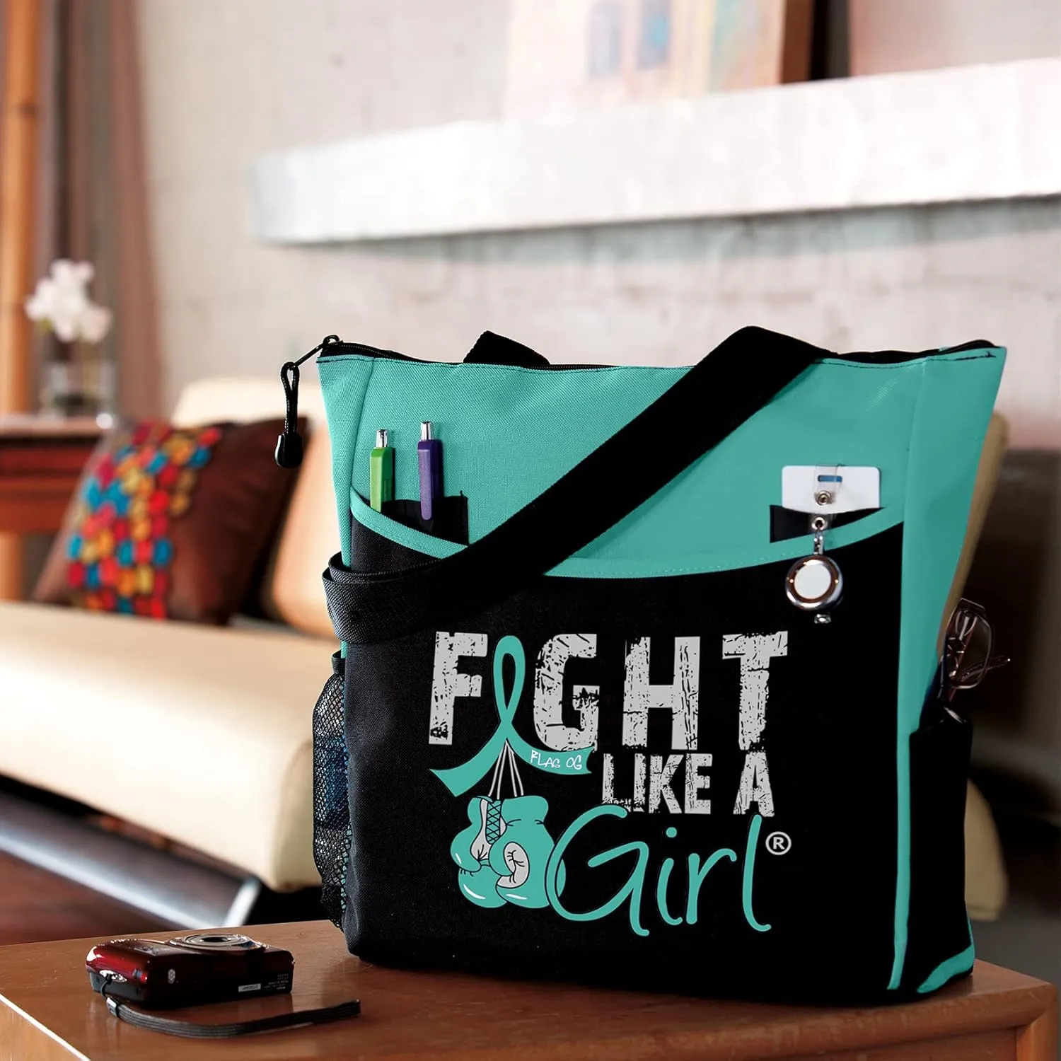 Fight Like a Girl Knockout Dakota 5-Pocket Tote Bag