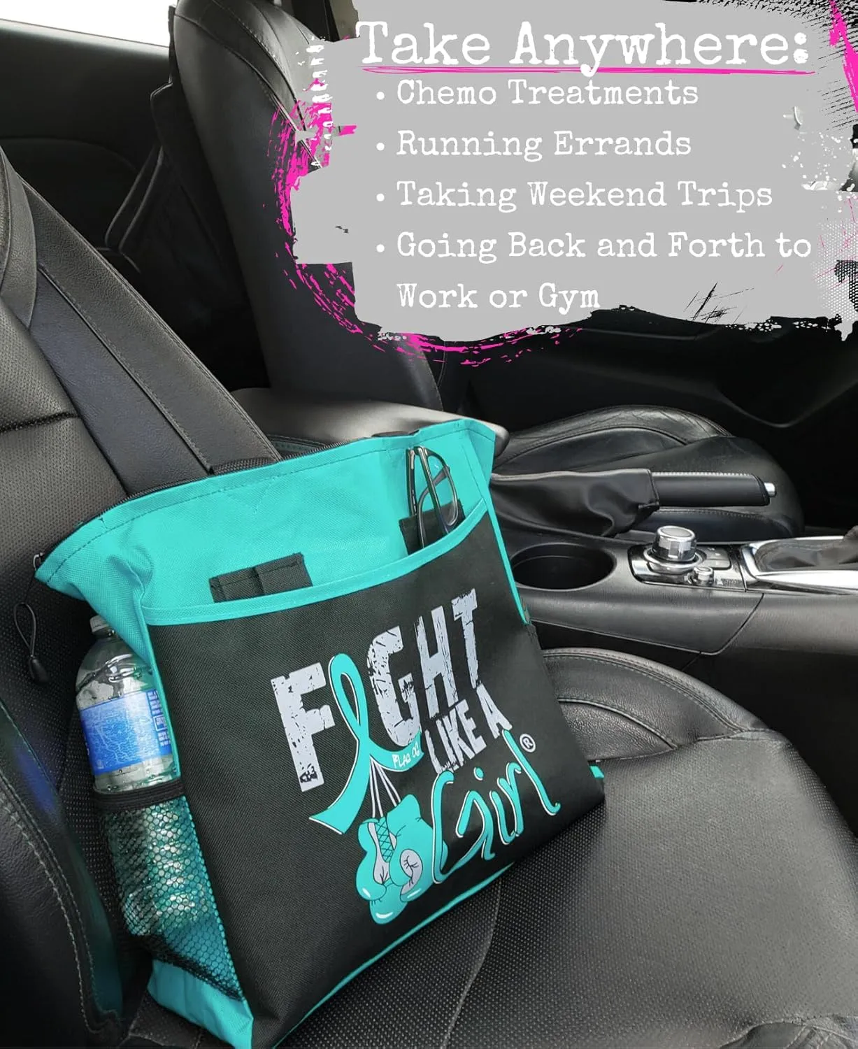 Fight Like a Girl Knockout Dakota 5-Pocket Tote Bag