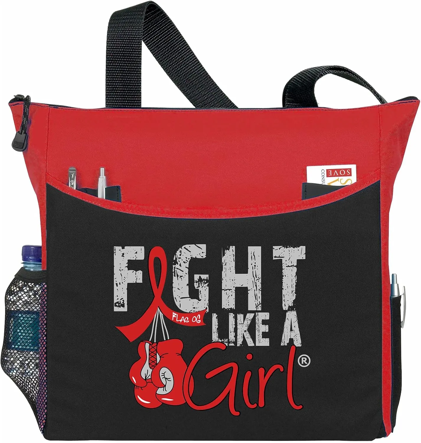 Fight Like a Girl Knockout Dakota 5-Pocket Tote Bag