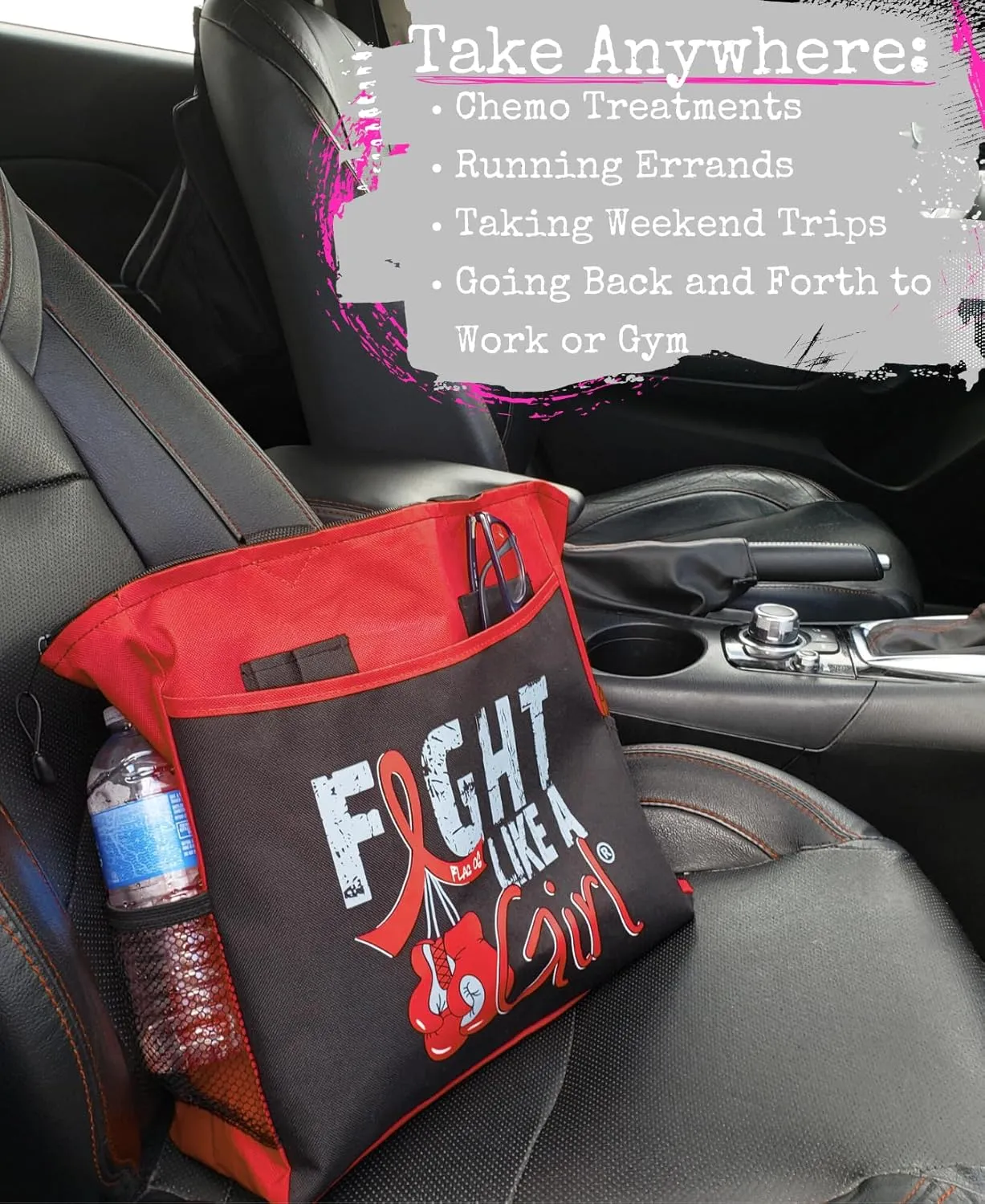 Fight Like a Girl Knockout Dakota 5-Pocket Tote Bag
