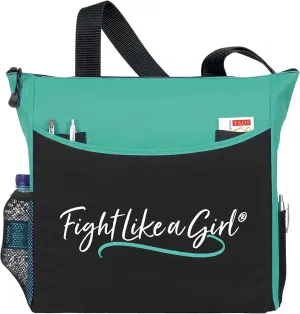 Fight Like a Girl Script Dakota 5-Pocket Tote Bag