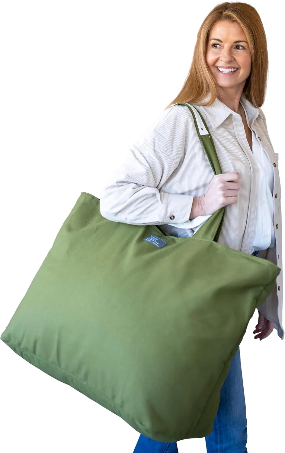 Fit & Fresh Large Beach Bag for Women - Extra Large Travel Tote With Pockets