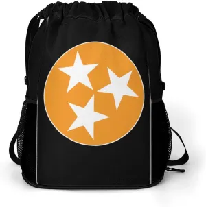 Flag of Tennessee Gym Bag Workout Gym Backpack with Shoe Compartment Sports Bags for Women Men