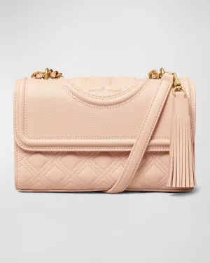 Fleming Small Convertible Leather Shoulder Bag