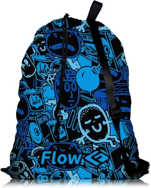 Flow Mesh Gear Bag - Drawstring Swim Bags for Swimming Equipment Available in 8 Awesome Designs