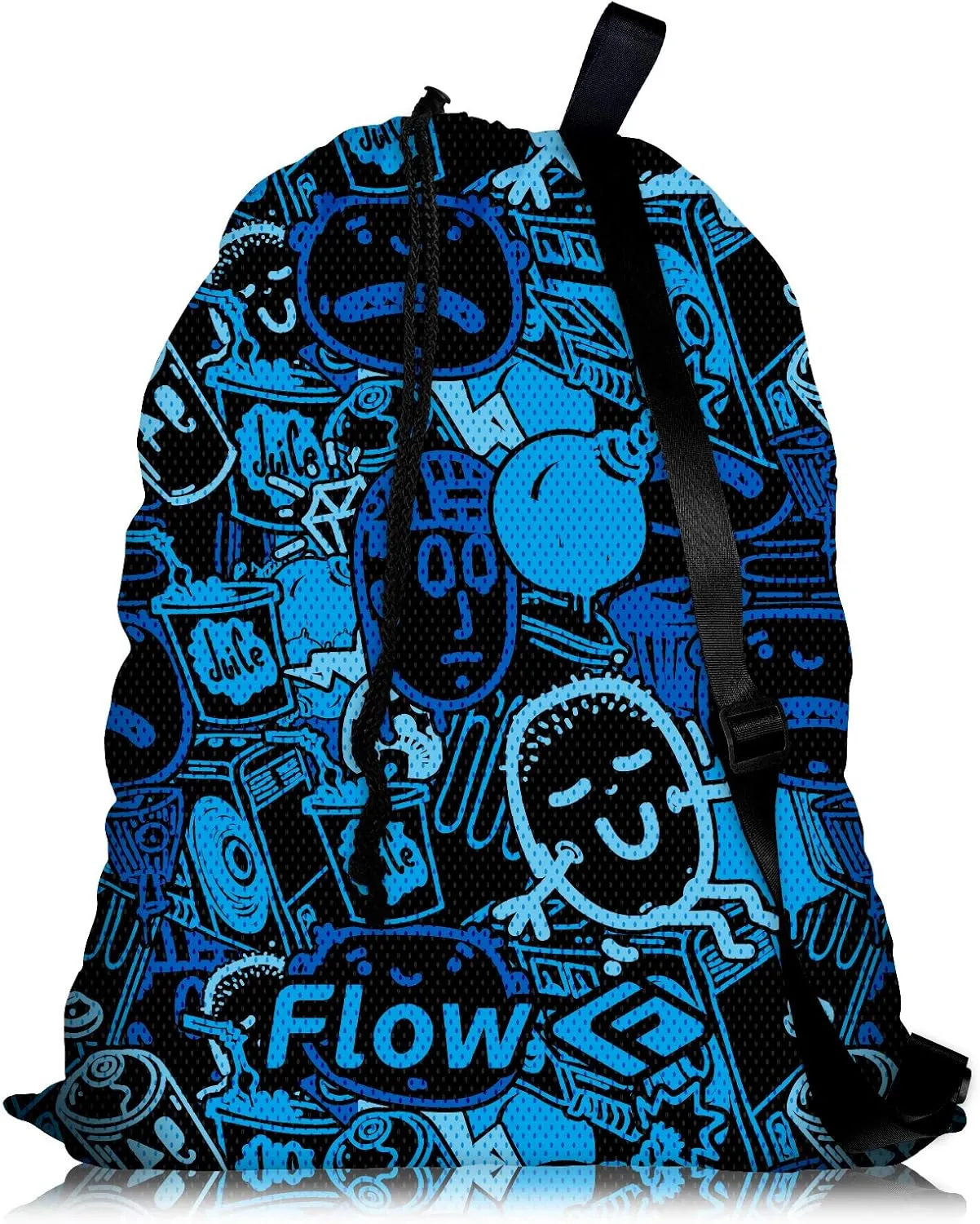 Flow Mesh Gear Bag - Drawstring Swim Bags for Swimming Equipment Available in 8 Awesome Designs