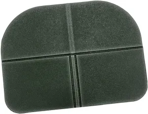 Foam Seat Pad Folding Stadium Cushion Waterproof Ultralight Sit Mat Camping Seat Cushion for Park Backpacking Garden Hiking, Light Green
