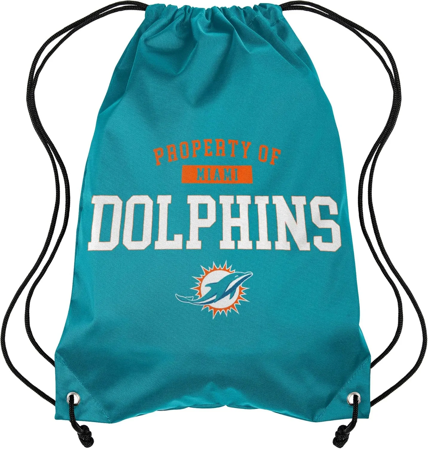 FOCO Miami Dolphins NFL Property Of Drawstring Backpack