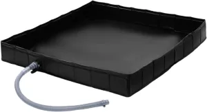 Foldable Shower Base Portable Tent Shower Base Beach Tent RV with Drain Hose Sturdy Practical Awning Base Camping Shower Tray