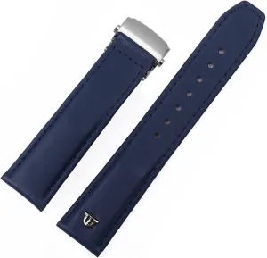 For MAURICE LACROIX Watchbands Genuine Leather Watch Strap 20mm 22mm Folding Buckle Leisure Business Cow Leather Bracelet