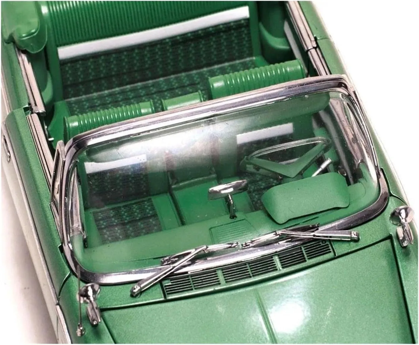 for Plymouth 1960 1:18 Classic Convertible Platinum Edition Alloy Car Static Model Hobby Collection(Blue)