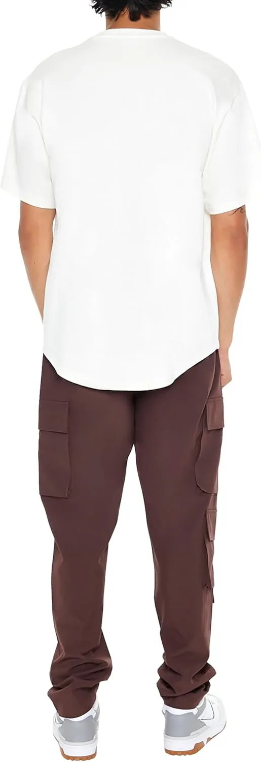 Forever 21 Men's Slim-fit Drawstring Cargo Joggers