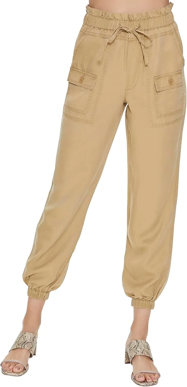 Forever 21 Women's Drawstring Paperbag Joggers