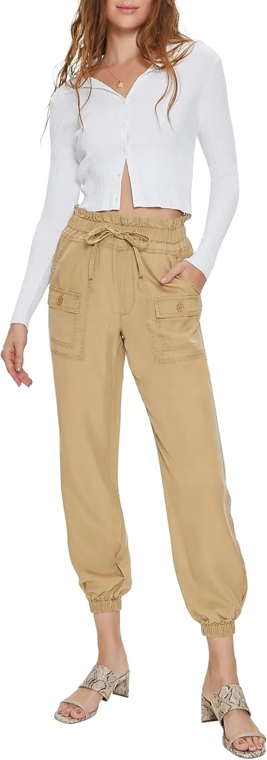 Forever 21 Women's Drawstring Paperbag Joggers