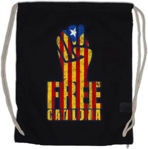 Free Catalonia Fist Drawstring Bag Gym Sack