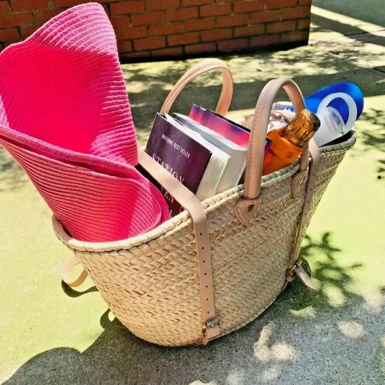 French Market Basket Backpack