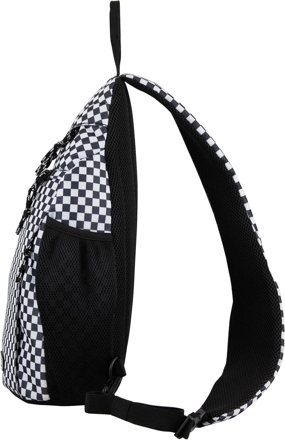 FUEL Sling Bag Hiking Travel Backpack Crossbody Chest Daypack for Men and Women Large Riptide Lightweight Checker