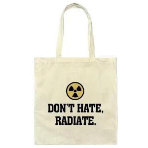 Funny Radiology Tote Bag as Gift for Radiologists Rad Techs Nuclear Medicine Radiographers Natural White Multicolor Canvas Tote Bag