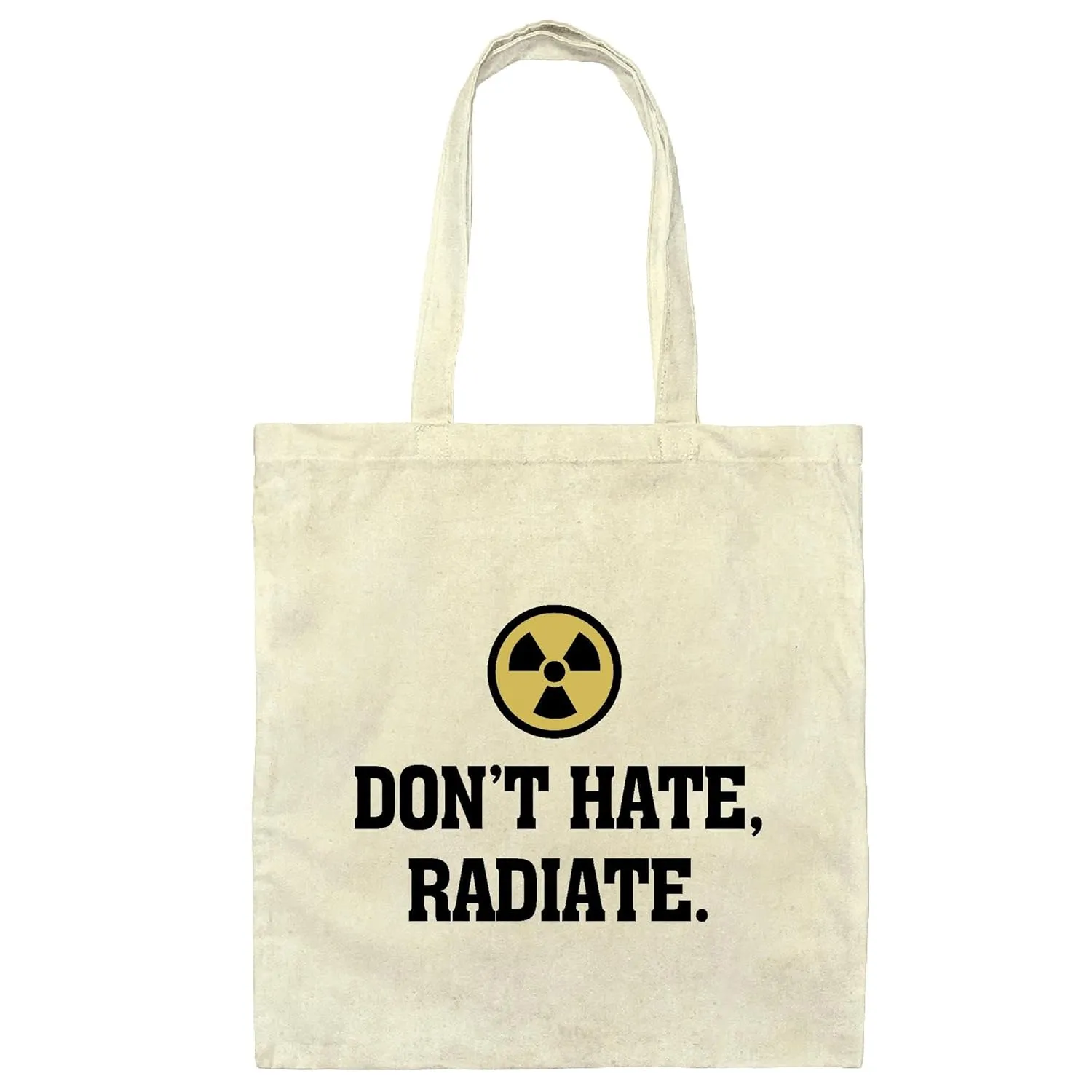 Funny Radiology Tote Bag as Gift for Radiologists Rad Techs Nuclear Medicine Radiographers Natural White Multicolor Canvas Tote Bag