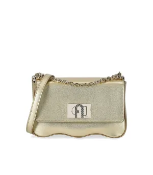 Furla 1927 Mini Wave Gold Crossbody Bag