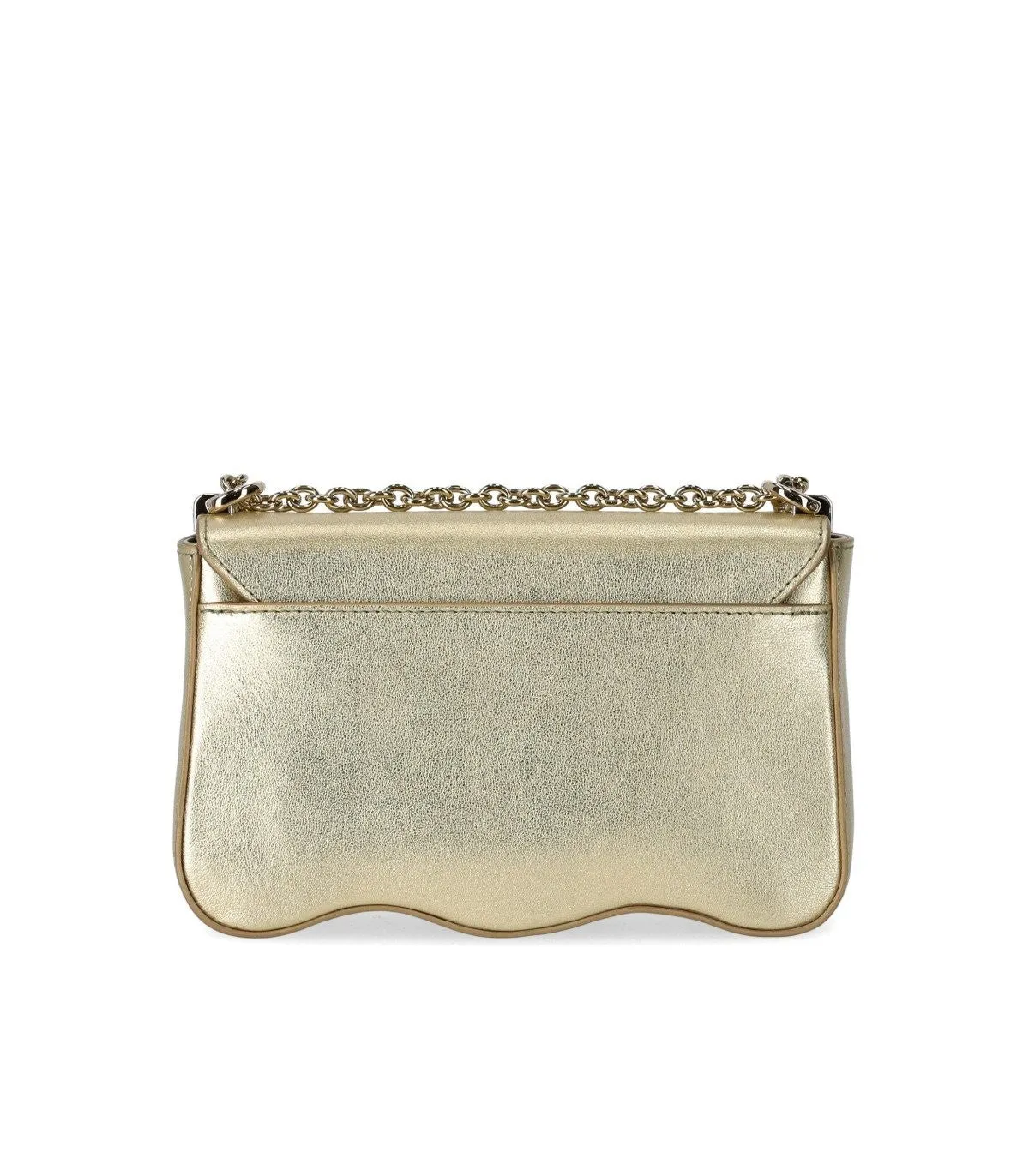 Furla 1927 Mini Wave Gold Crossbody Bag