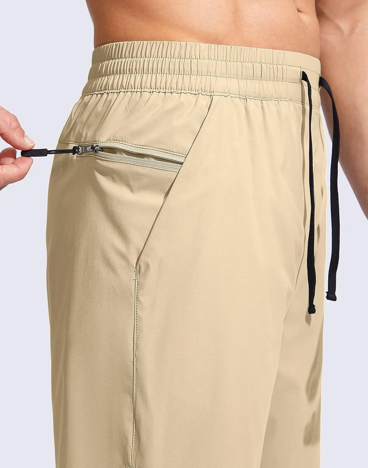 G Gradual Men's Swim Trunks Quick Dry Bathing Suit Beach Board Shorts for Men with Zipper Pockets and Mesh Lining