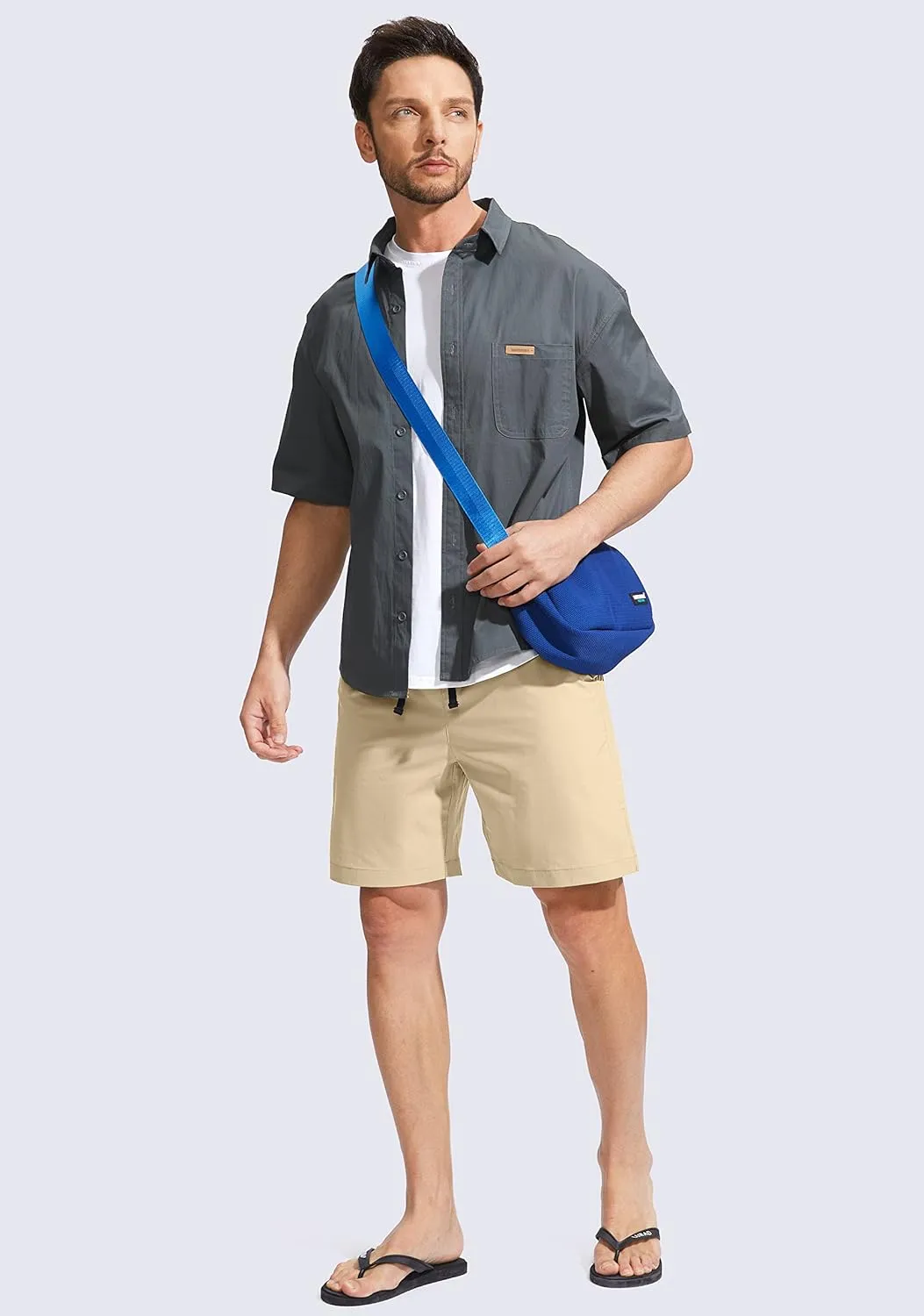 G Gradual Men's Swim Trunks Quick Dry Bathing Suit Beach Board Shorts for Men with Zipper Pockets and Mesh Lining