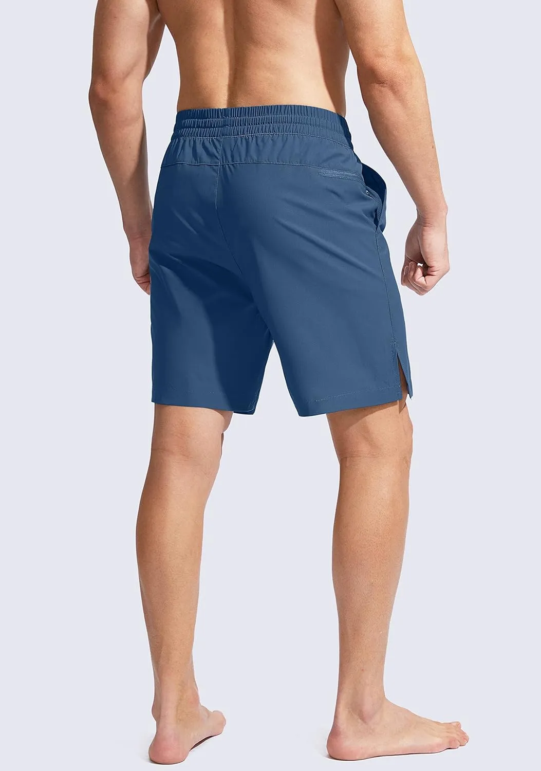 G Gradual Men's Swim Trunks Quick Dry Bathing Suit Beach Board Shorts for Men with Zipper Pockets and Mesh Lining