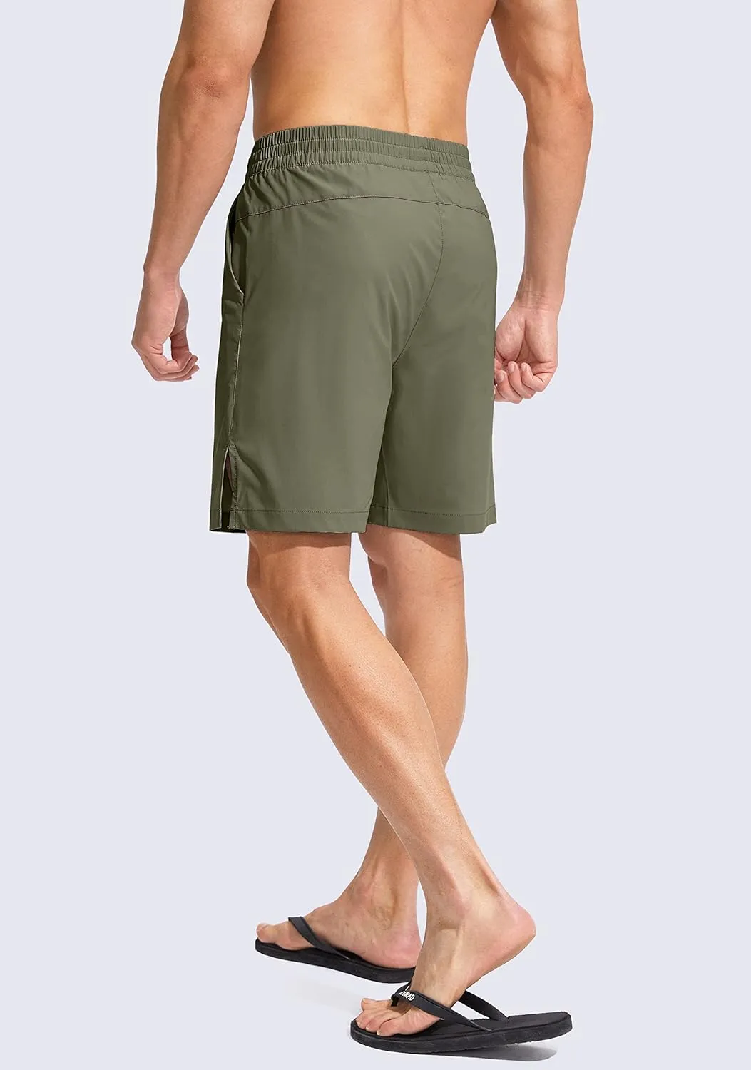 G Gradual Men's Swim Trunks Quick Dry Bathing Suit Beach Board Shorts for Men with Zipper Pockets and Mesh Lining