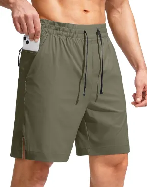 G Gradual Men's Swim Trunks Quick Dry Bathing Suit Beach Board Shorts for Men with Zipper Pockets and Mesh Lining