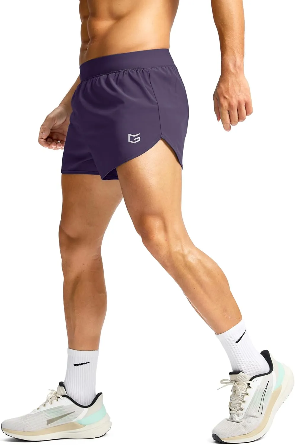 G Gradual Running Shorts for Men 3 Inch Lighweight Quick Dry Workout Gym Athletic Jogging Shorts with Inner Key Pocket