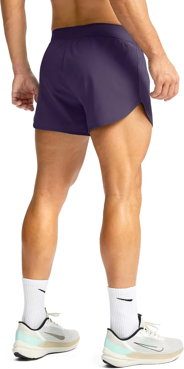 G Gradual Running Shorts for Men 3 Inch Lighweight Quick Dry Workout Gym Athletic Jogging Shorts with Inner Key Pocket
