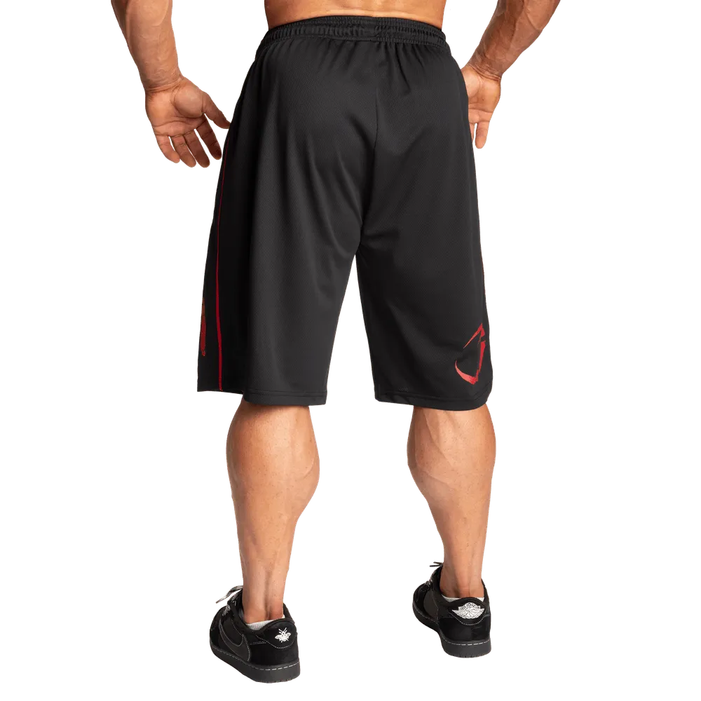 GASP Pro Mesh Shorts - Black/Red