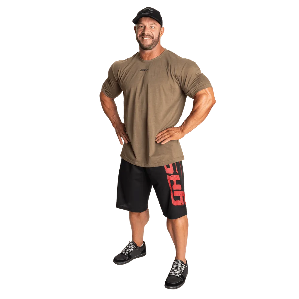 GASP Pro Mesh Shorts - Black/Red