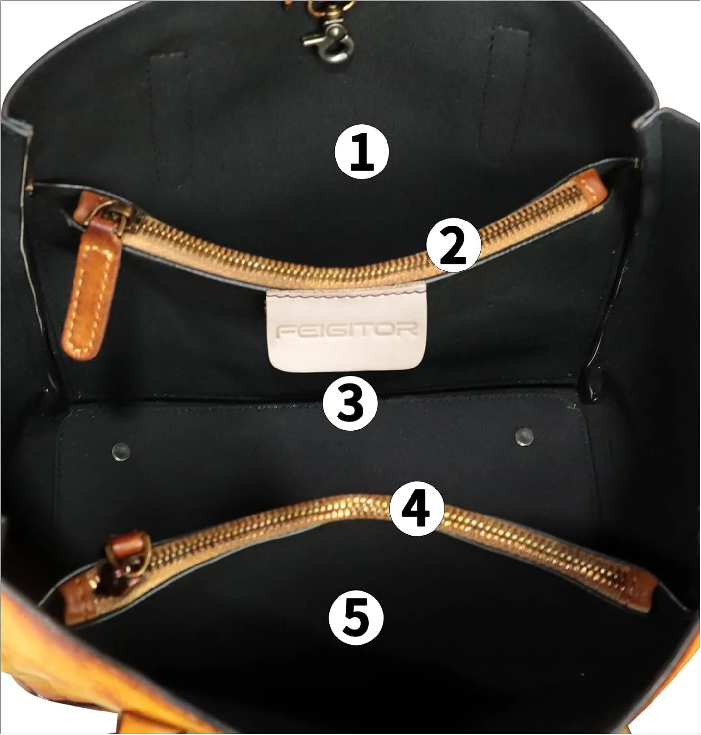 Genuine Leather Handbag for Women Hand Painted Leather Top Handle Satchel Handmade Crossbody Purse Tote Bag