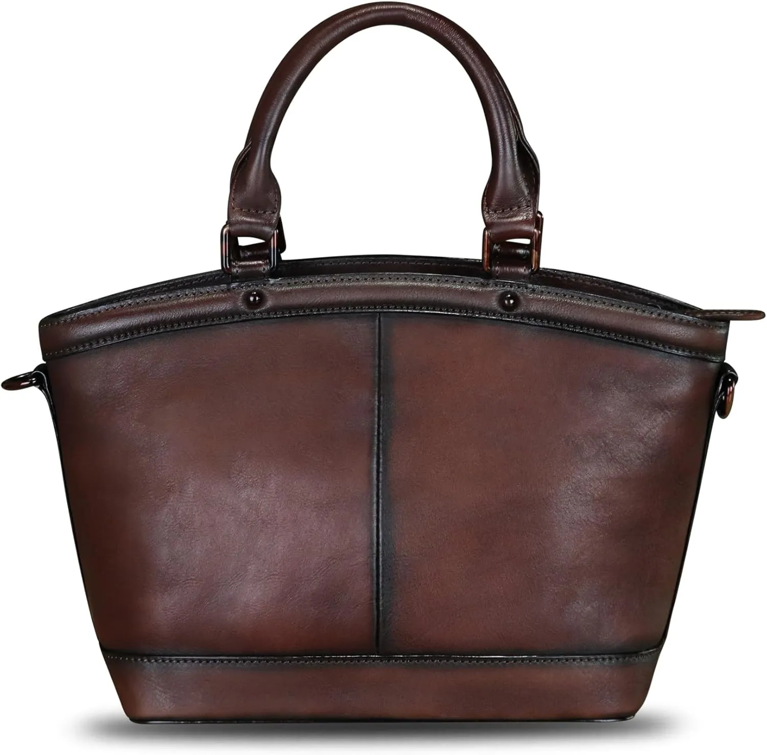 Genuine Leather Handbag Purse for Women Hand Painted Shoulder Handbag Handmade Purse Crossbody Work Tote Casual Bag