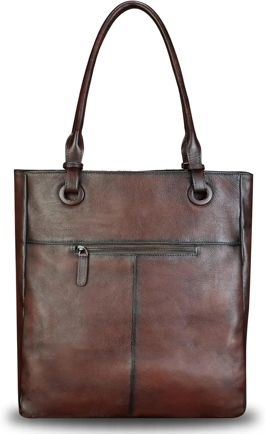 Genuine Leather Shoulder Bag for Women Hand Painted Leather Handbag Handmade Work Tote Bag Casual Hand Purse