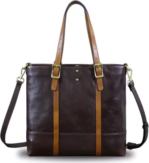 Genuine Leather Shoulder Bag Purse for Women Retro Top Handle Purse Handmade Vintage Crossbody Tote Handbags Satchel